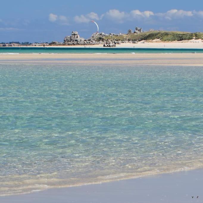 Kerlean, Plage Des Sables Blancs A 700M! كونكارنو المظهر الخارجي الصورة